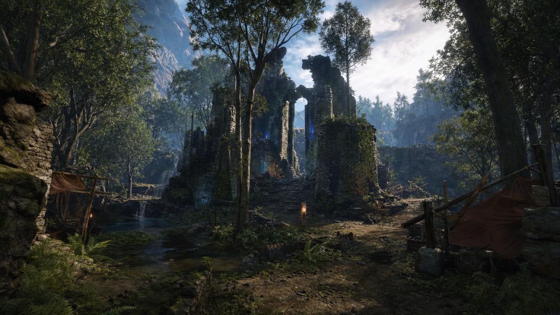 A ruin swallowed by the Vale